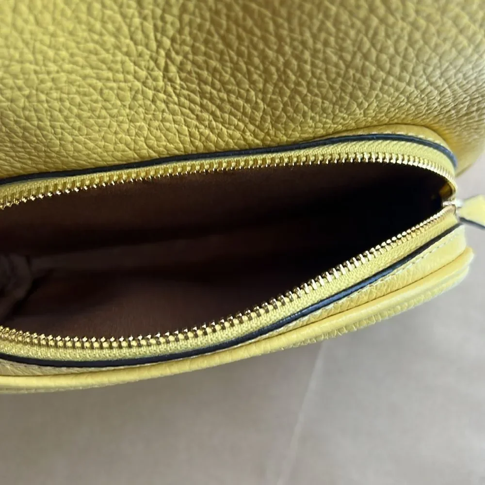 Coach Mini Court Backpack in Retro Yellow